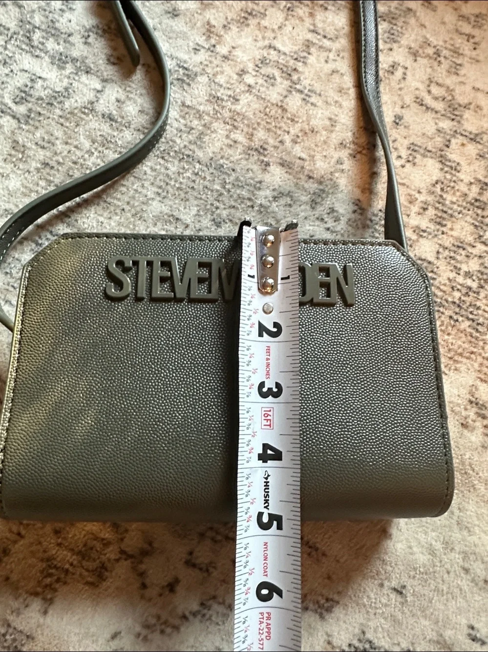 Steve Madden Green Crossbody Bag Adjustable Strap